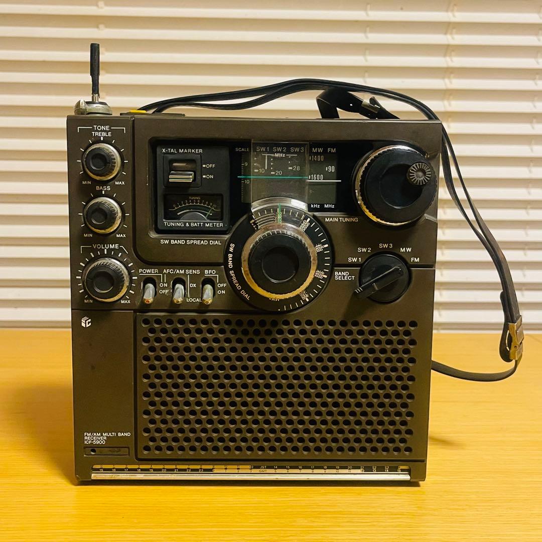 【希少】ソニー ICF-5900 スカイセンサーマルチバンドレシーバー ジャンク