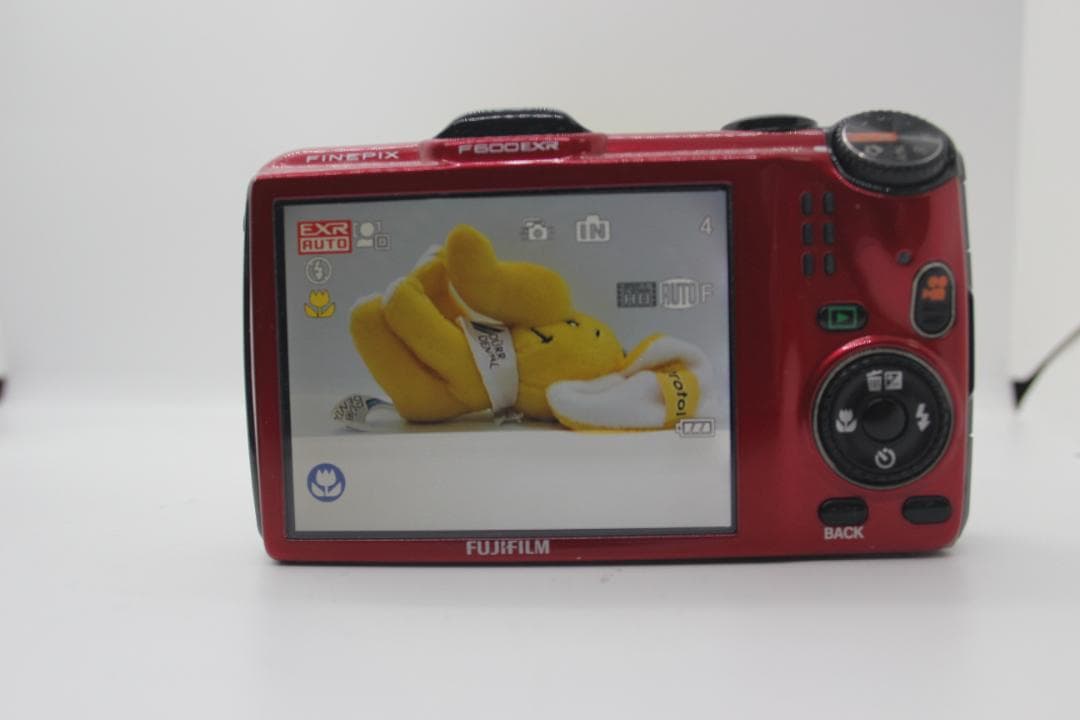 （美品）FUJIFILM F600EXR 赤　レッド　充電器付き
