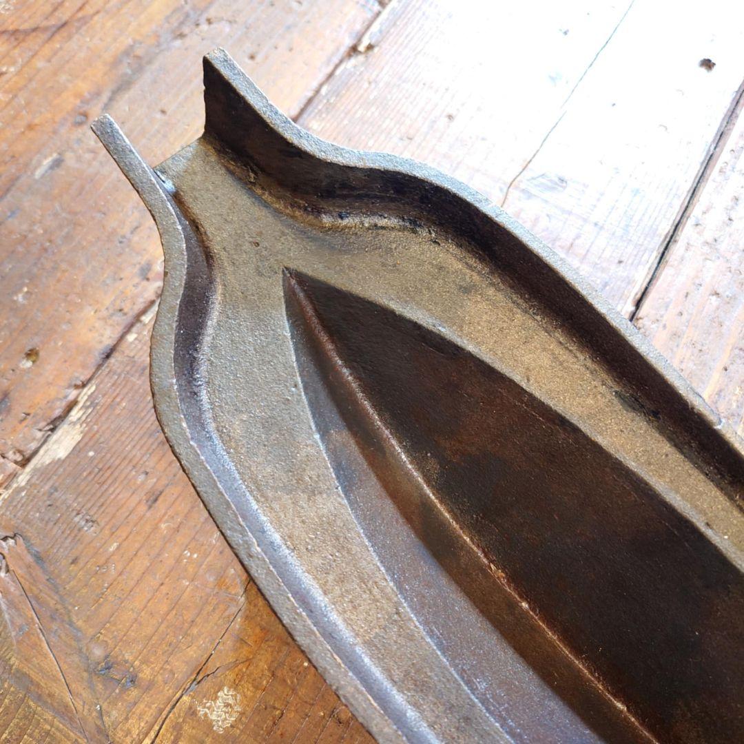 ️薬研 やげん ヤゲン 昭和レトロ 古民具 蔵出し品 当時品 鋳鉄 鉄製 ②