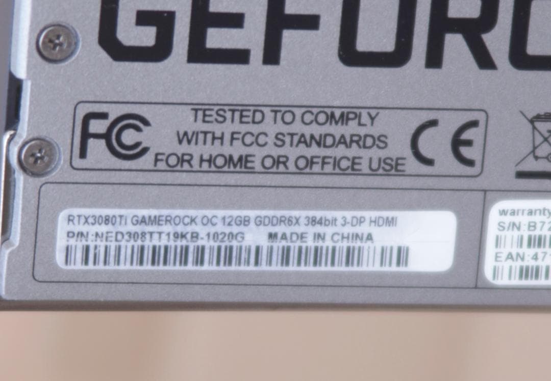 グラフィックボード・グラボ・ビデオカード GeForce RTX 3080Ti