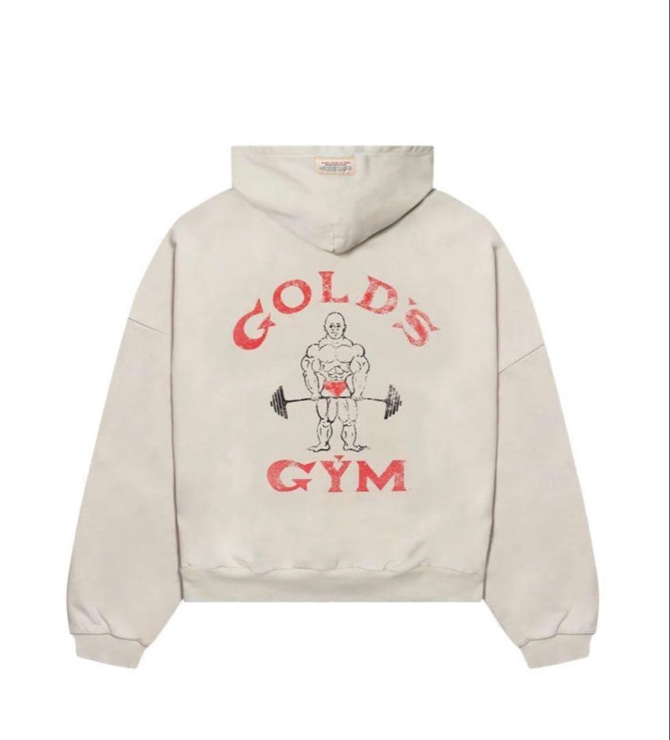 【Sサイズ】LÝFT × GOLD'S GYM LOGO HOODIE