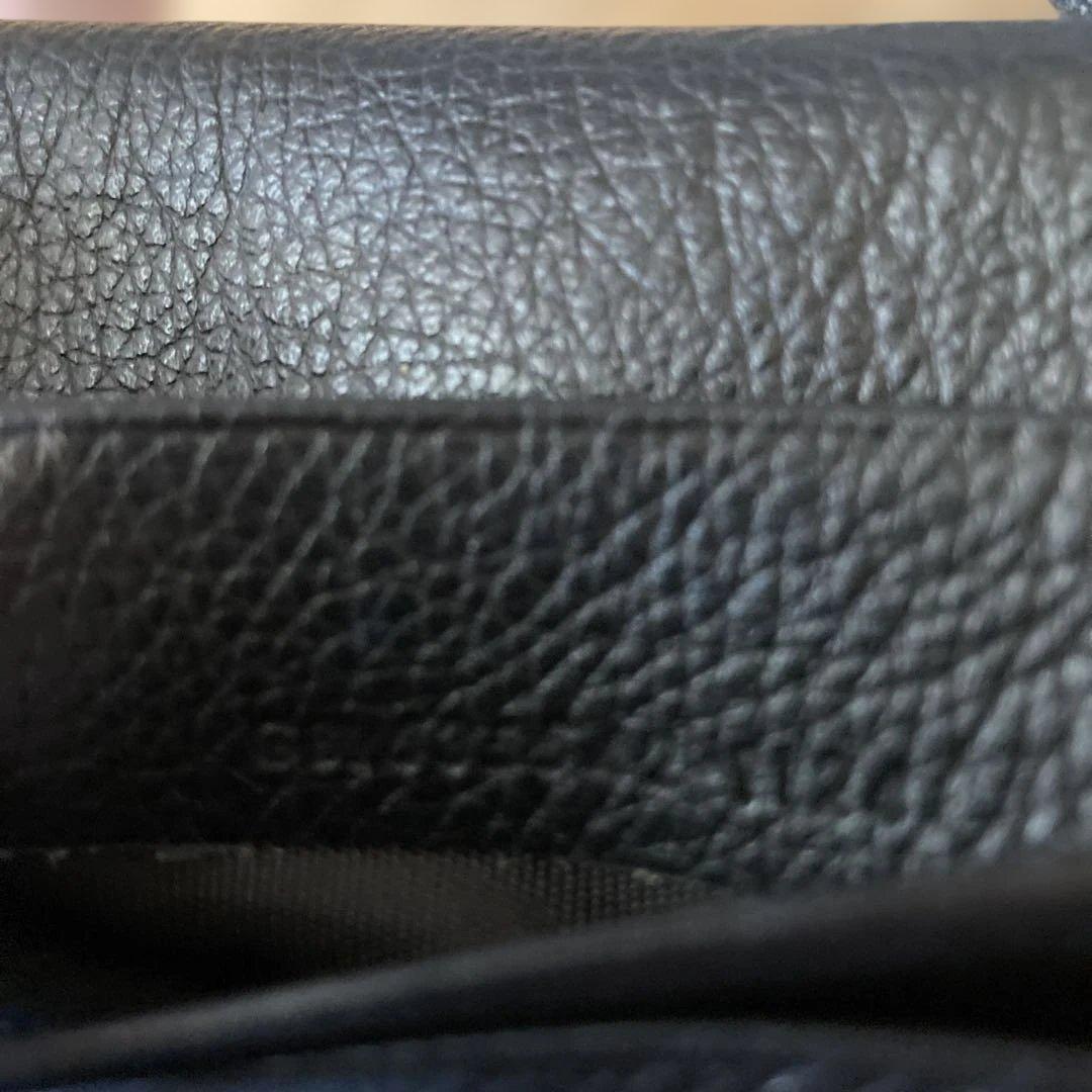 SAINT LAURENT タイニーモノグラムウォレット　ブラックレザー 長財布