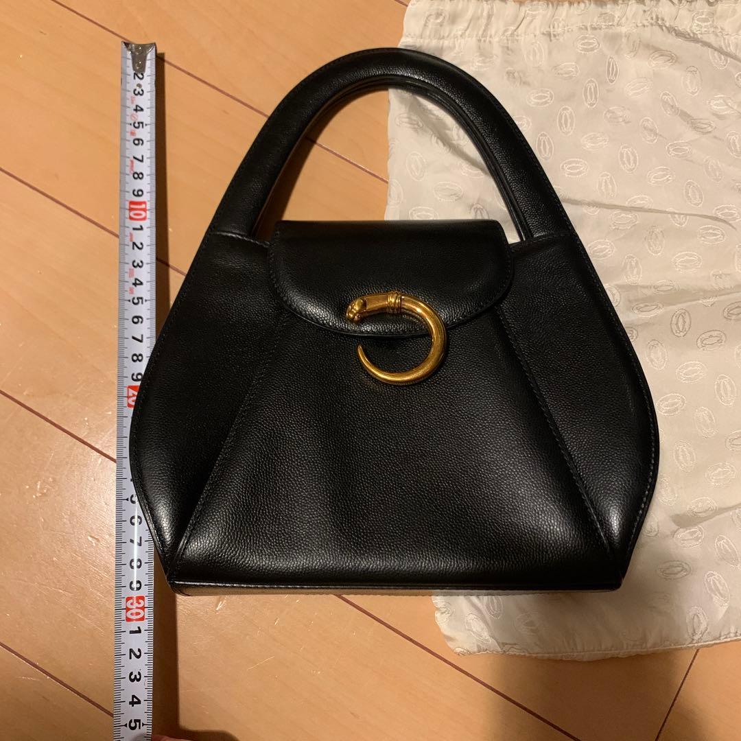【2月15日まで期間限定価格】Cartier ハンドバック　レザー　黒
