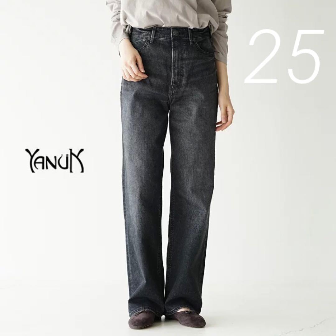 YANUK ボーイズストレートデニム LEA 25 UBK