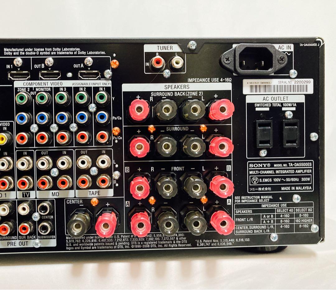 SONY AVアンプ TA-DA5500ES