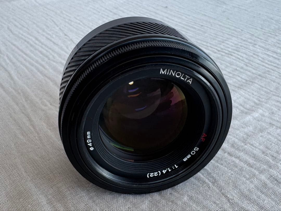 MINOLTA 50mm F1.4 レンズ