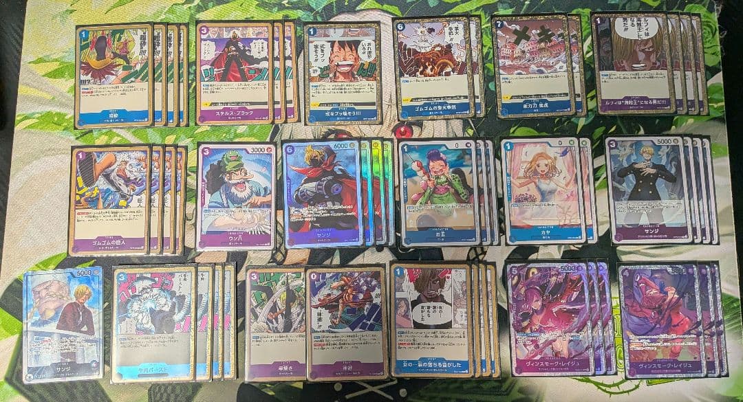 ワンピースカード 青紫サンジ デッキ