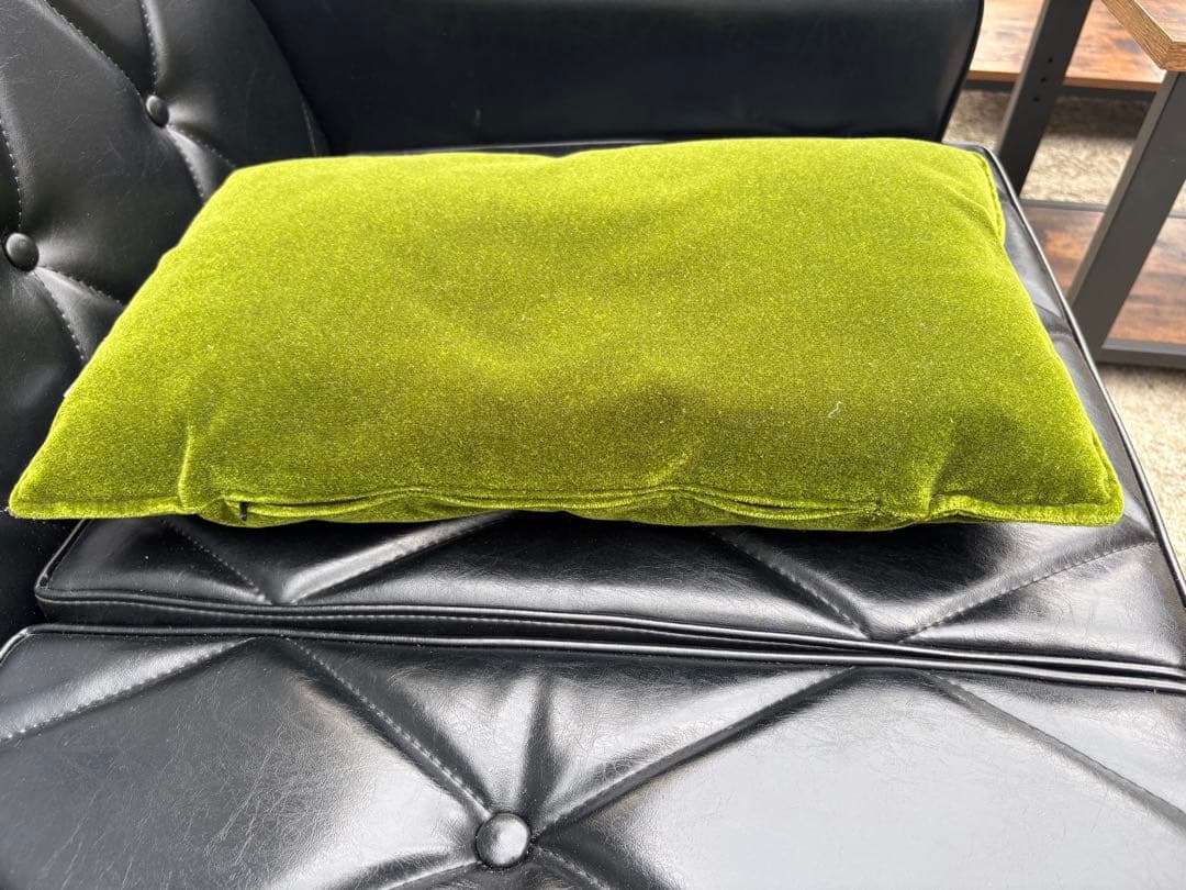 カリモク60 ロビークッション モケットグリーン 3個セット