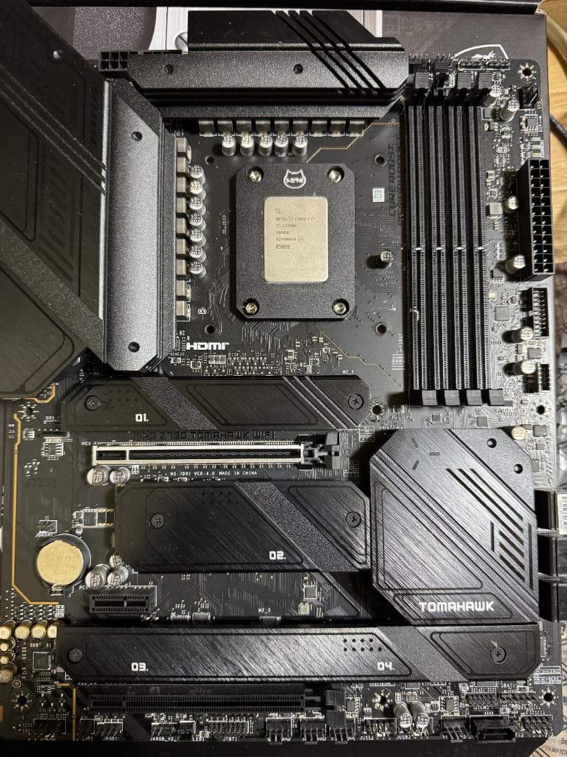 Core i7 13700K＋MAG Z790 TOMAHAWK WIFI