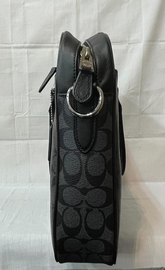 COACHコーチ F54803 ビジネスバッグ ブラック黒系 メンズ PVC