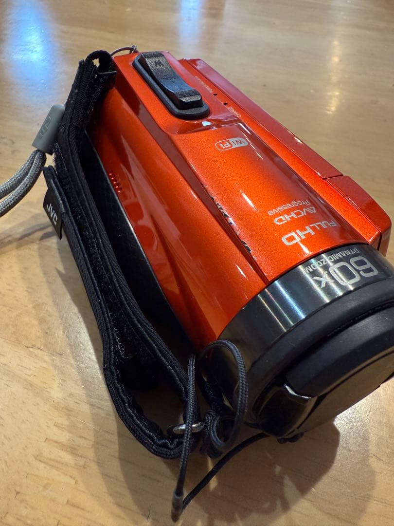 【防水】JVC Everio R オレンジ ビデオカメラ