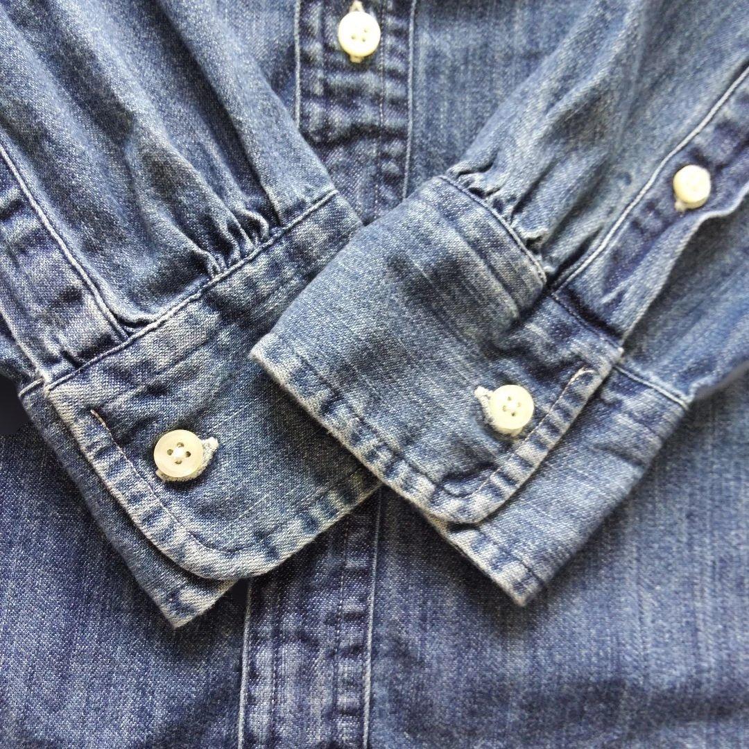 キ*ー様 現行QR ポロラルフローレン デニム＆サプライ ボウタイデニムシャツ