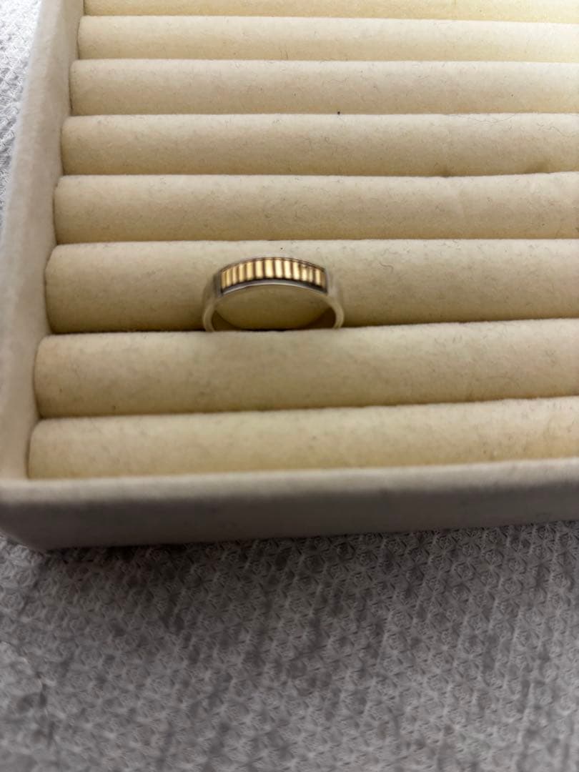 23号 ブルースモーガン 14金トップスタンプリ ング