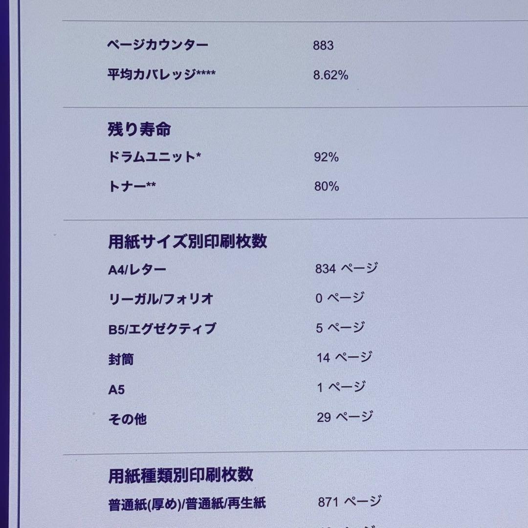 【動作確認済】brother HL-L2375DW モノクロレーザープリンター