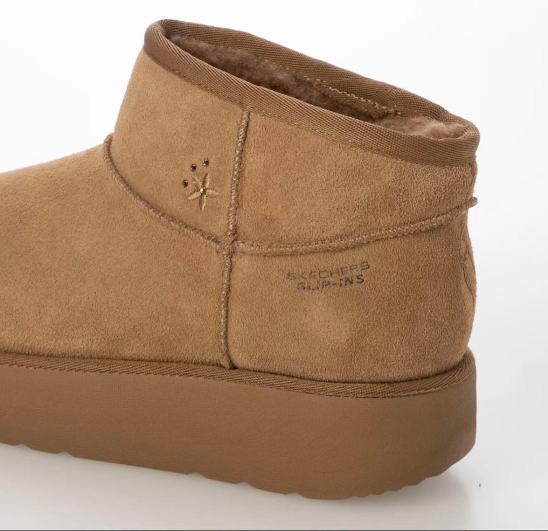 デ*ー様 スケッチャーズ スリップインズ キープコージー（CHESTNUT）