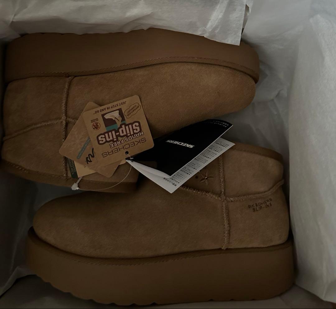 デ*ー様 スケッチャーズ スリップインズ キープコージー（CHESTNUT）