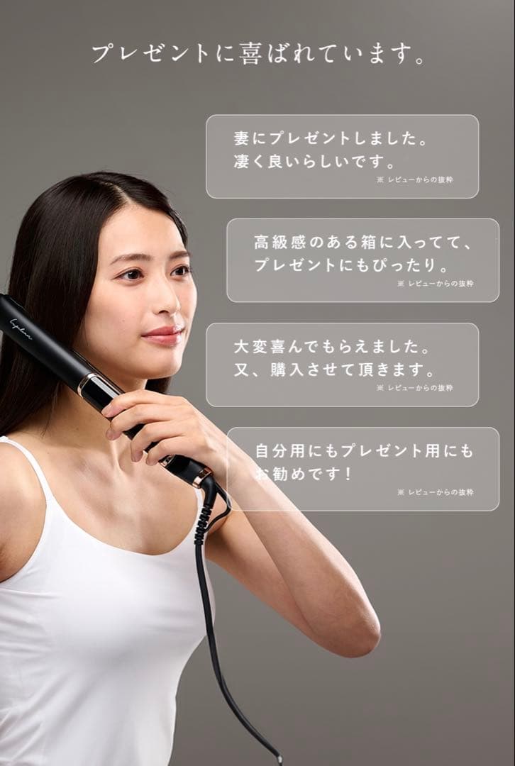 【新品/未使用】Lupilina(R) 高級ストレートアイロン