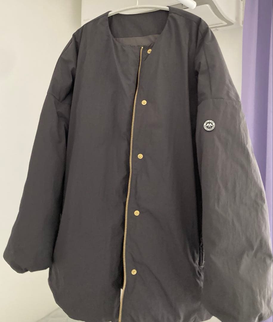 ピュアルセシン　フレンチダックダウンサイドジップジャケット（スミクロ）