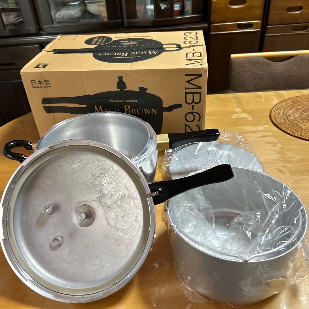 マジックブラウンＭＢ-623圧力鍋6.〇リットル