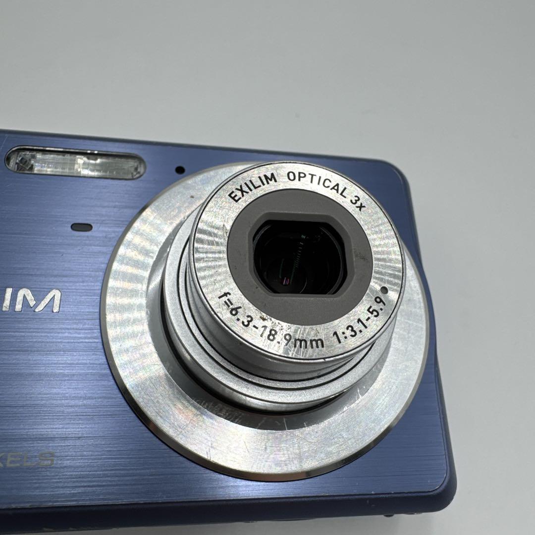 CASIO カシオ EXILM EX-Z77 デジカメ 水色 ライトブルー