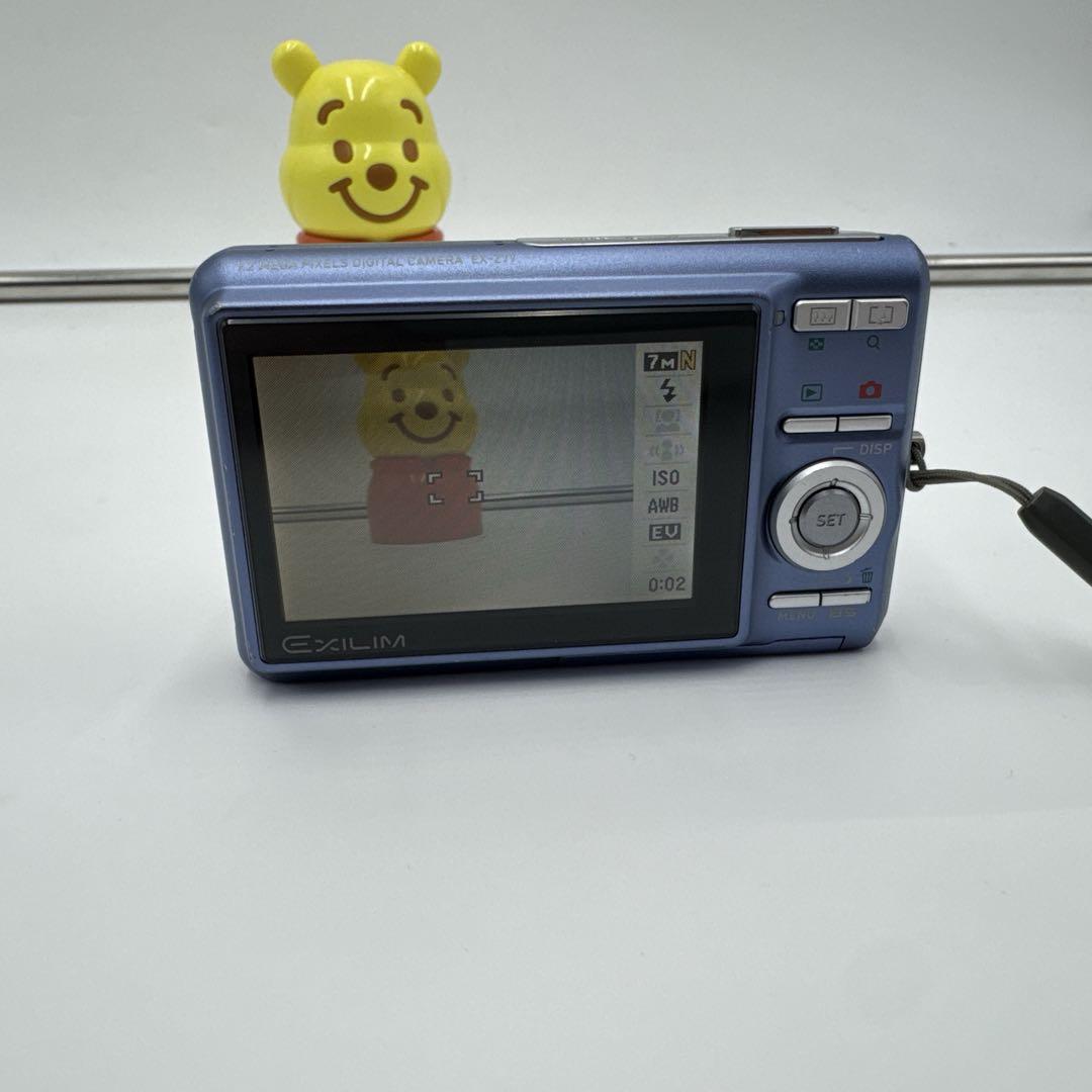 CASIO カシオ EXILM EX-Z77 デジカメ 水色 ライトブルー