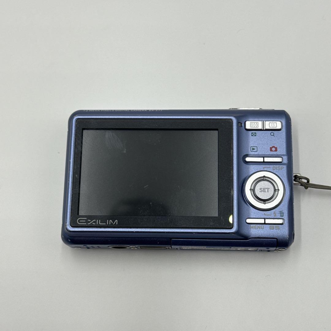 CASIO カシオ EXILM EX-Z77 デジカメ 水色 ライトブルー