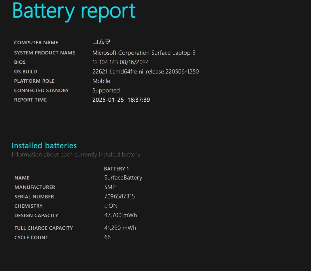 Windowsノート本体 yossy Surface Laptop5