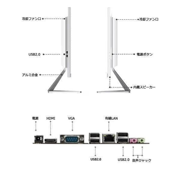 2025年発売 大人気 27型 新品 一体型PC Win11 SSD512GB