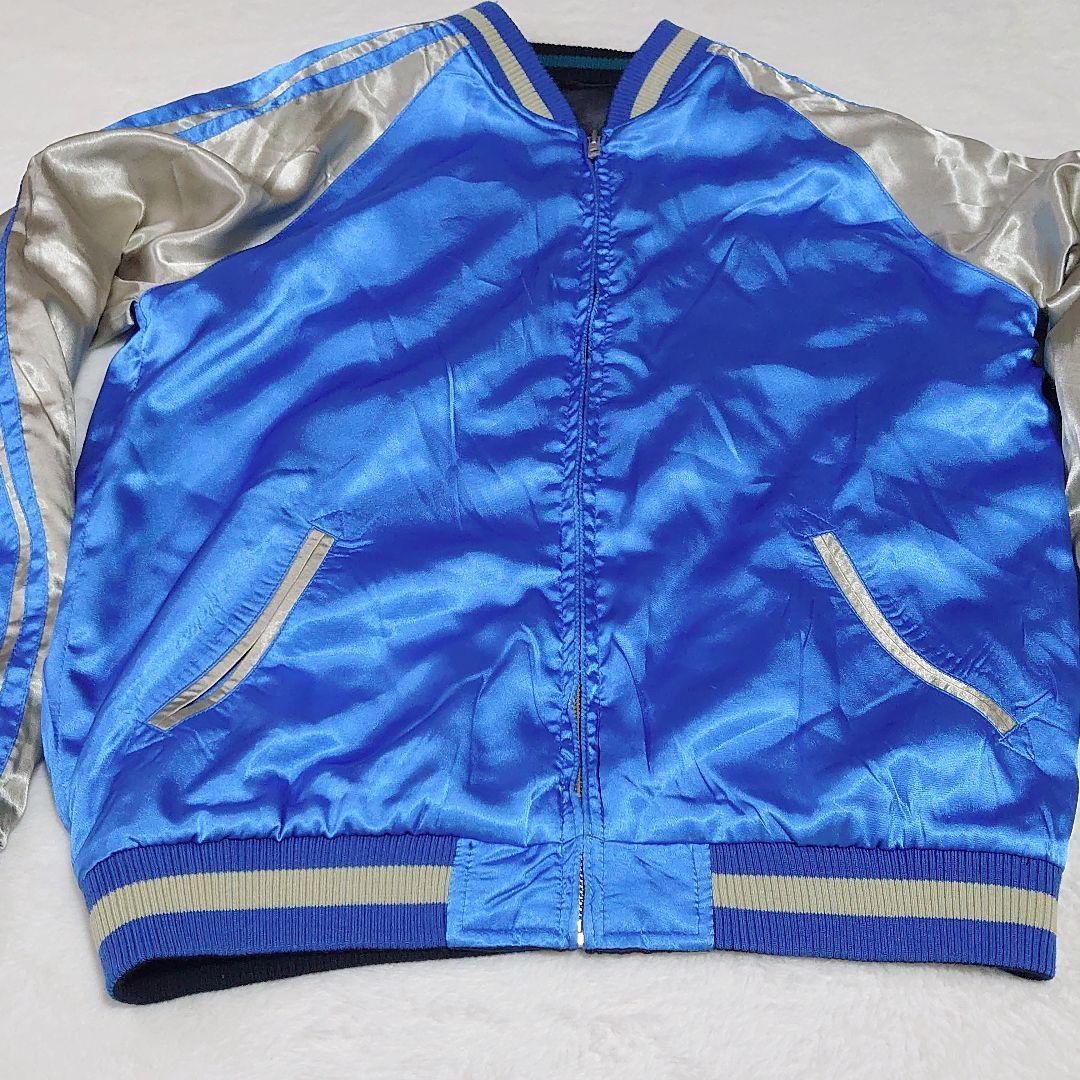 ✨美品✨花旅楽団 金魚鉢 桜 スカジャン リバーシブル Lサイズ レーヨン