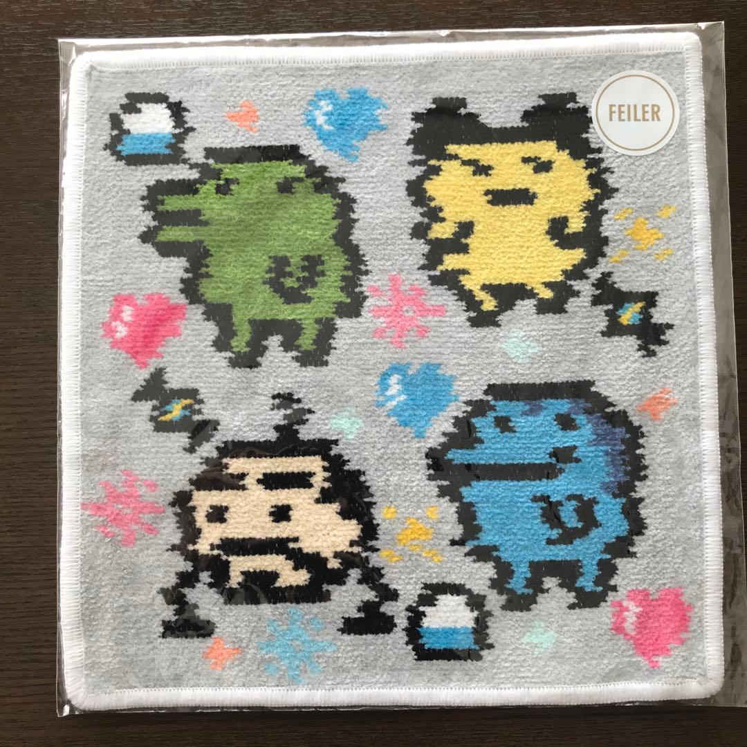 最終お値下げ❣️新品未使用FEILERたまごっちハンカチ3枚セット