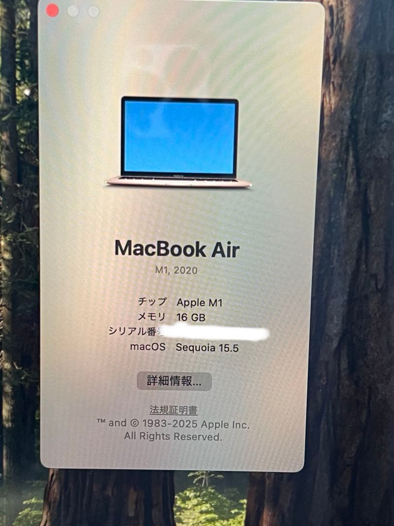 MacBook 2020年モデル　M1チップ　ローズゴールド 日本語配列