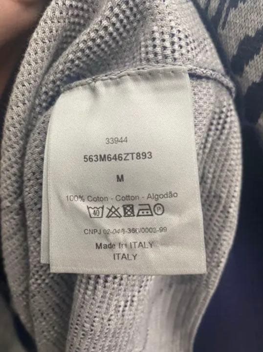 【LAMBROS】Dior homme 15ss ペインターニット