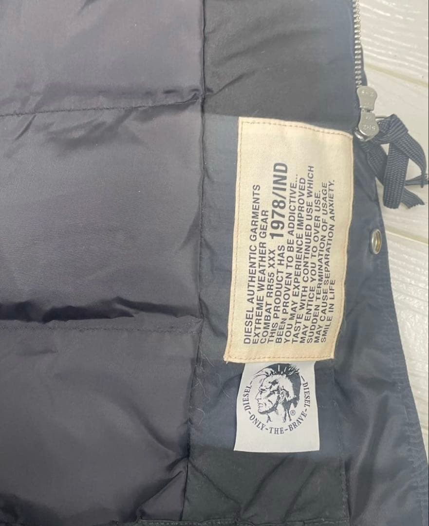 DIESEL ディーゼル ミリタリージャケット　モッズコート　フード、ファー付き