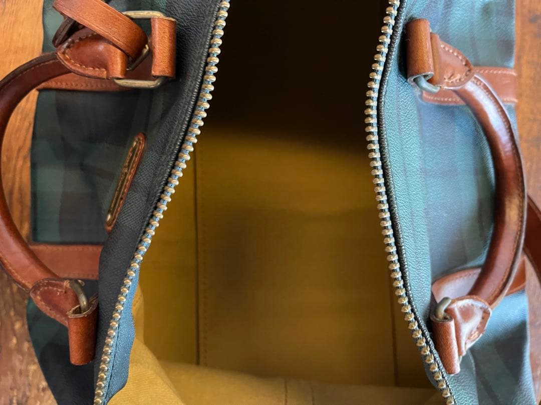 【正規品】ポロラルフローレン｜ボストンバッグ　ブラックウォッチ　タータンチェック