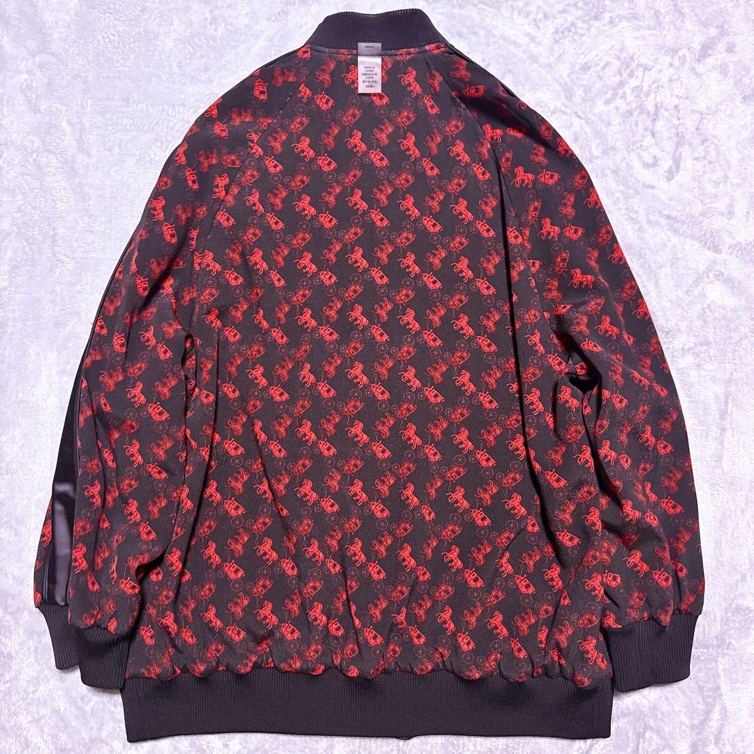 【未使用】COACH スカジャン リバーシブル ブルゾン 総柄 刺繍 メンズ