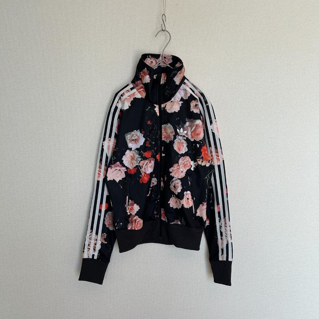 【専用】　RITA ORA着用 【adidas】 　トラックジャケット　薔薇花柄