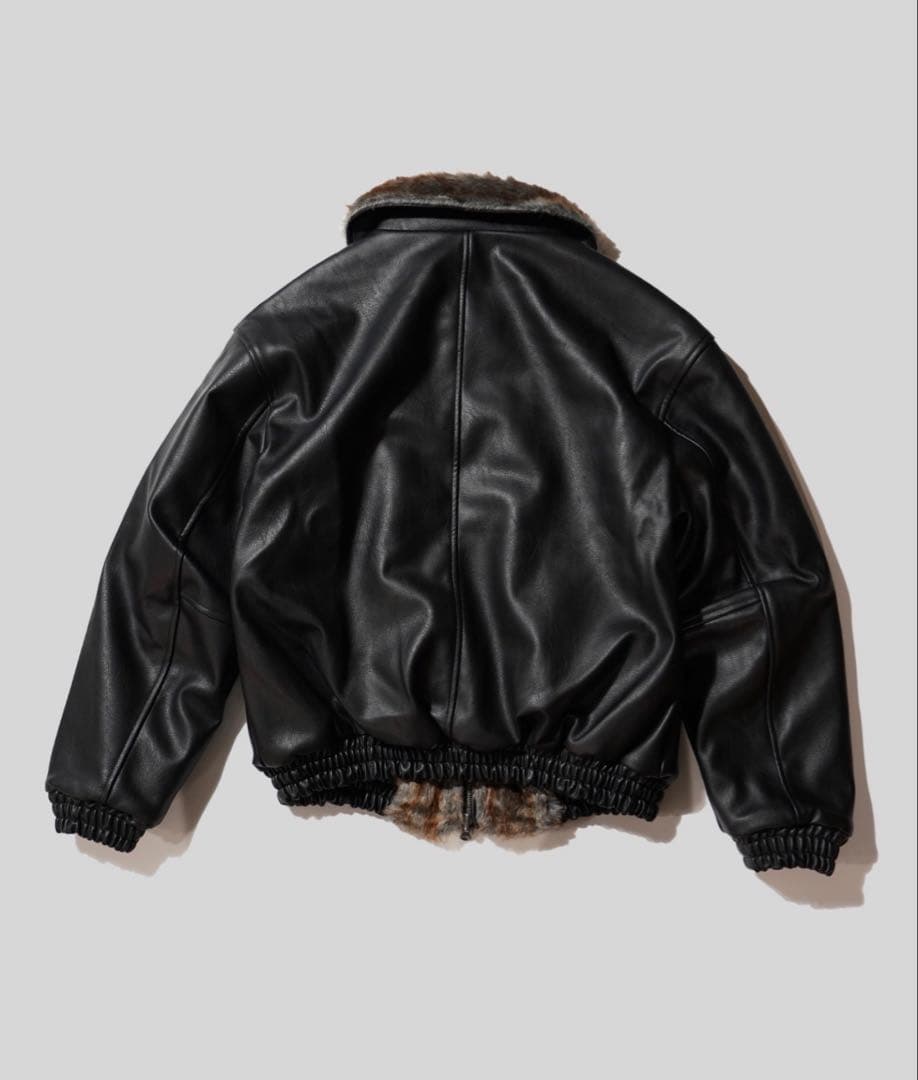 Camphorwoodフェイクレザーファー2wayリバーシブルフライト