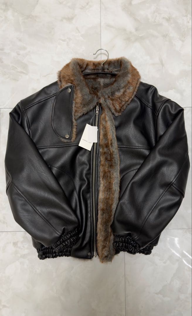 Camphorwoodフェイクレザーファー2wayリバーシブルフライト