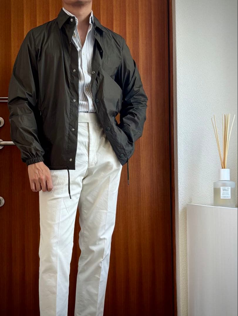 ※taka 未使用　HERNO ヘルノ ナイロンジャケット48 カーキ