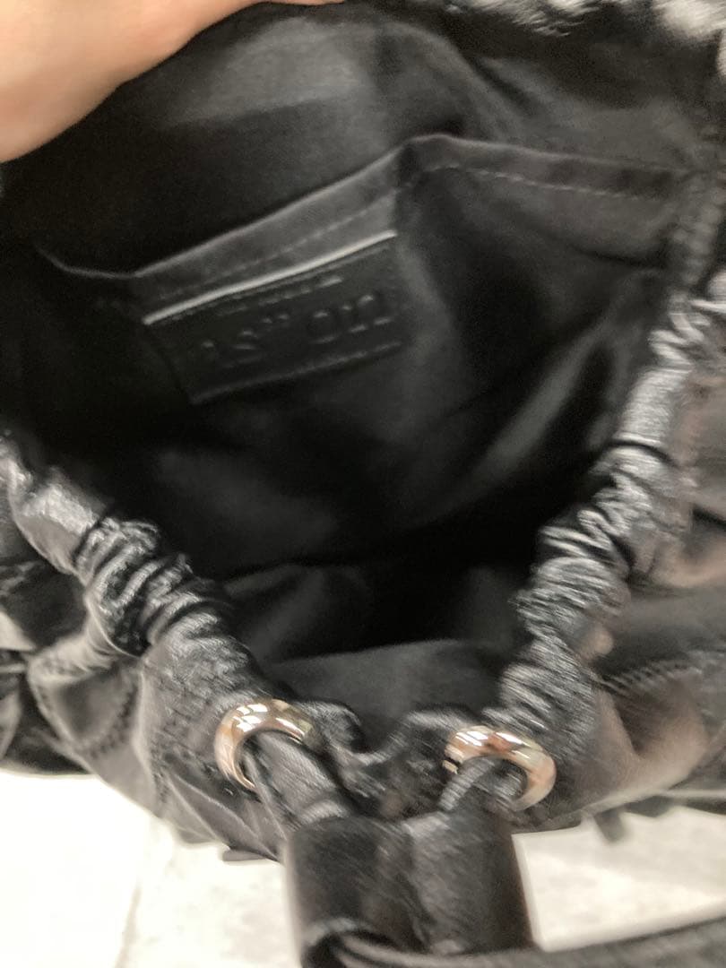 ASON リュックバックパック レザー ブラック