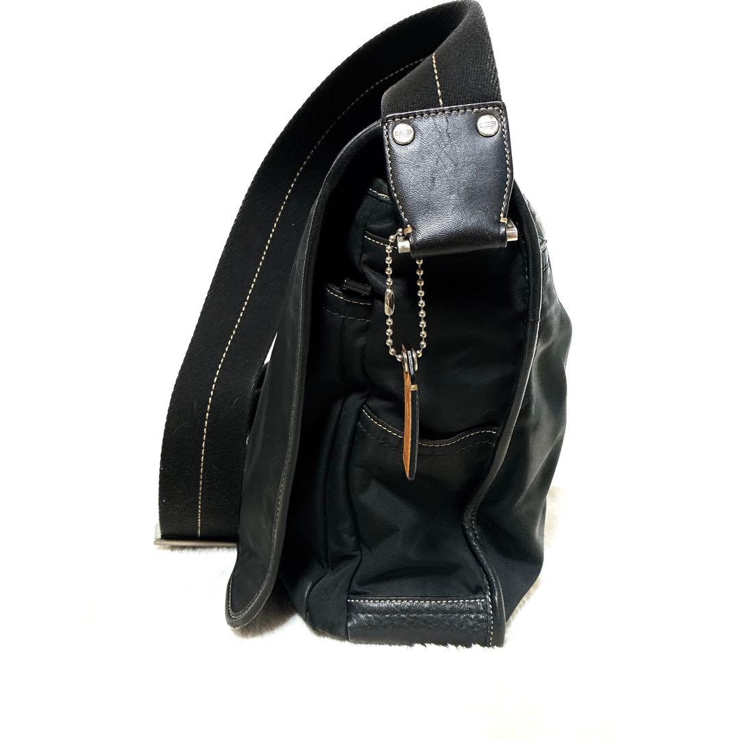 COACH コーチ　ブラック　メッセンジャーバッグ　ショルダーバッグ