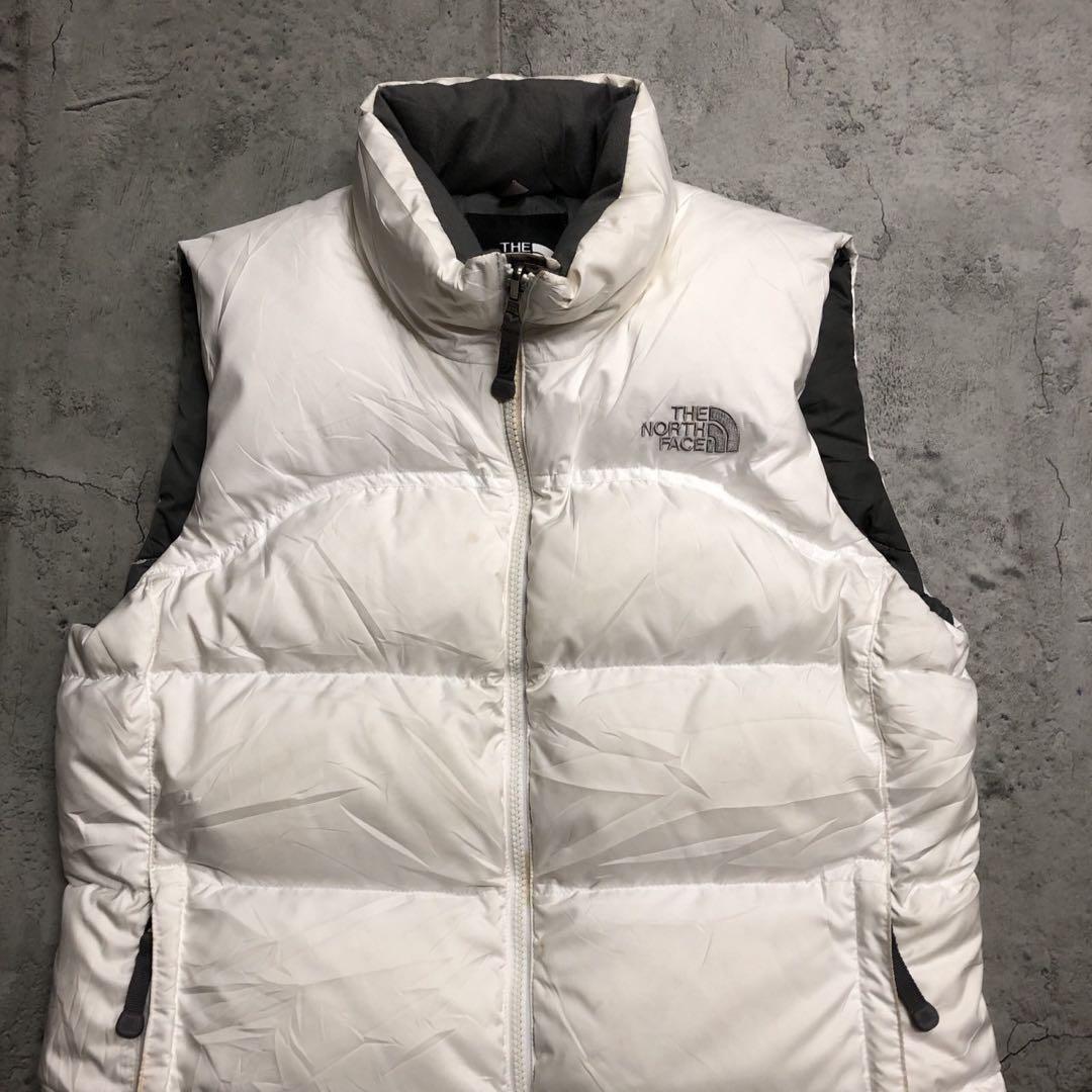 人気カラー　ザノースフェイス　700フィル　ヌプシ　ダウンベスト　レディースM