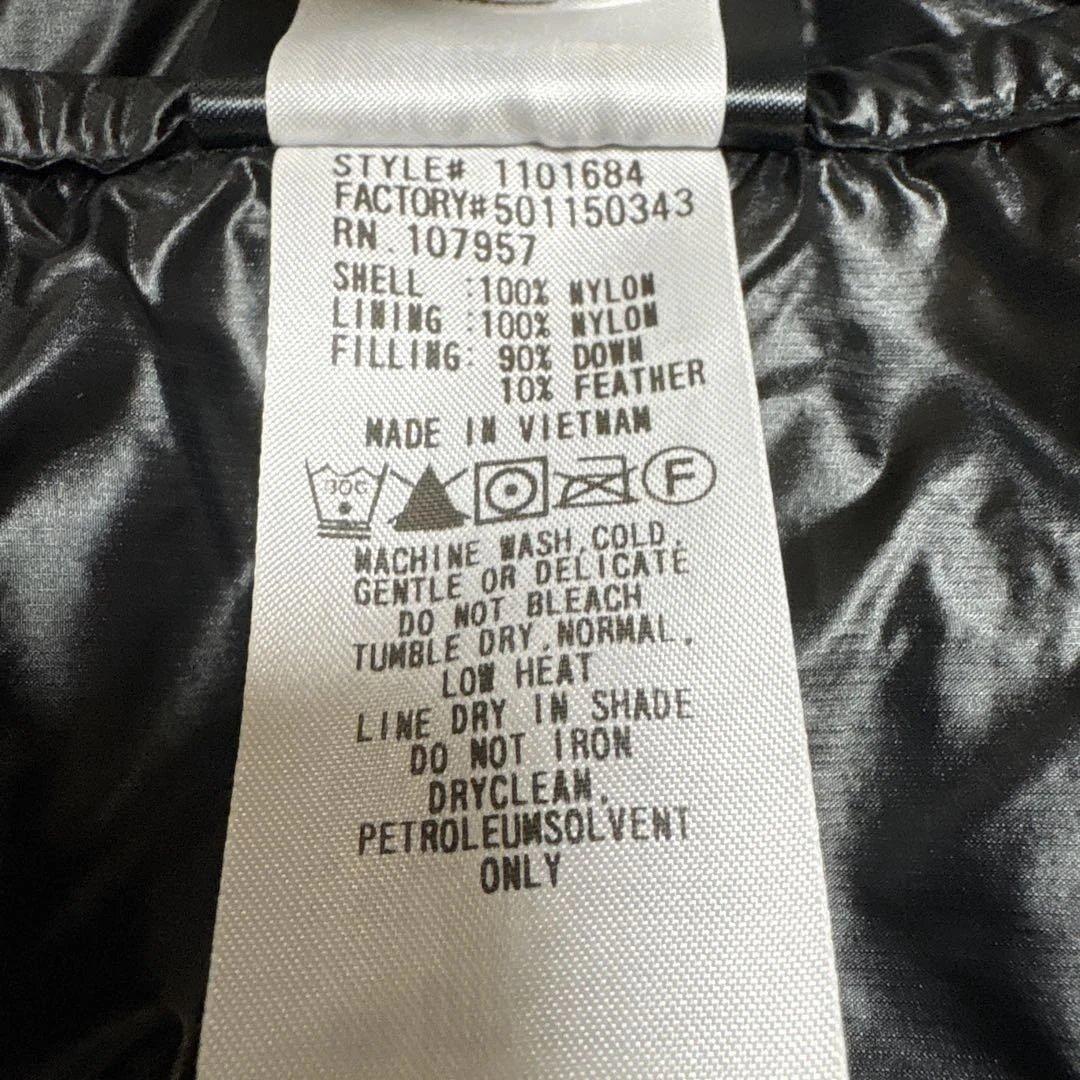 mont-bell フード付きロングダウンジャケット ブラック