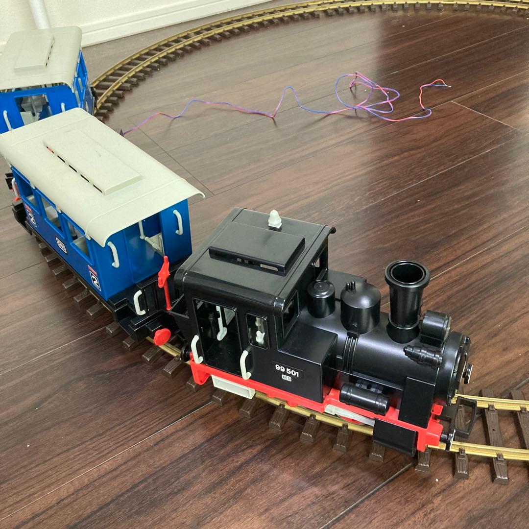 古いプレイモビル　客車列車セット