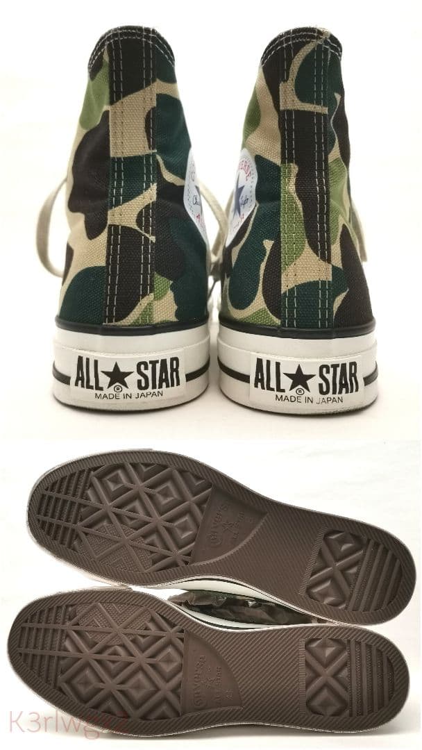 日本製 CONVERSE ALL STAR J 83 CAMO HI コンバース