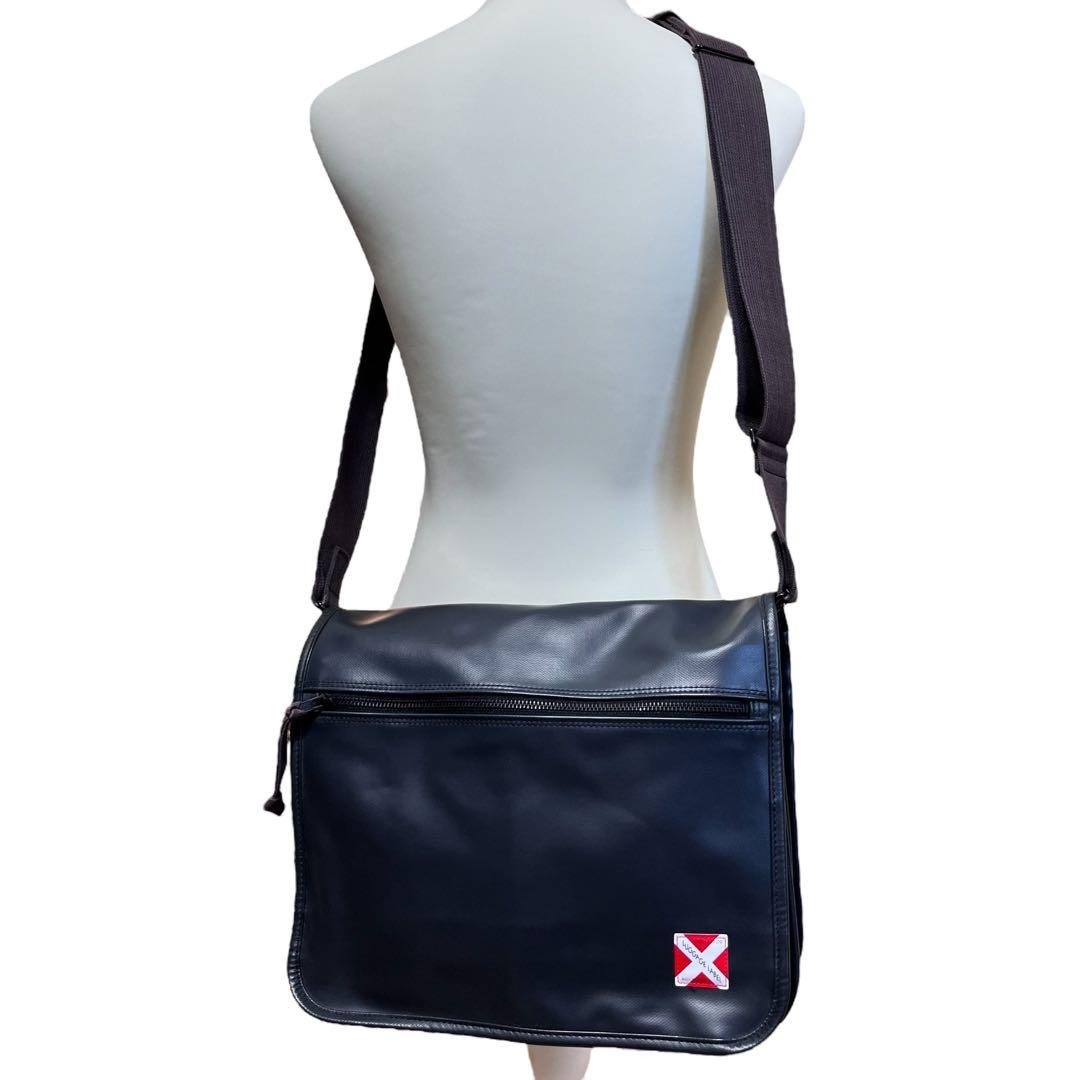 ラゲッジレーベル　吉田カバン　ライナー　メッセンジャー　赤バッテン　0613