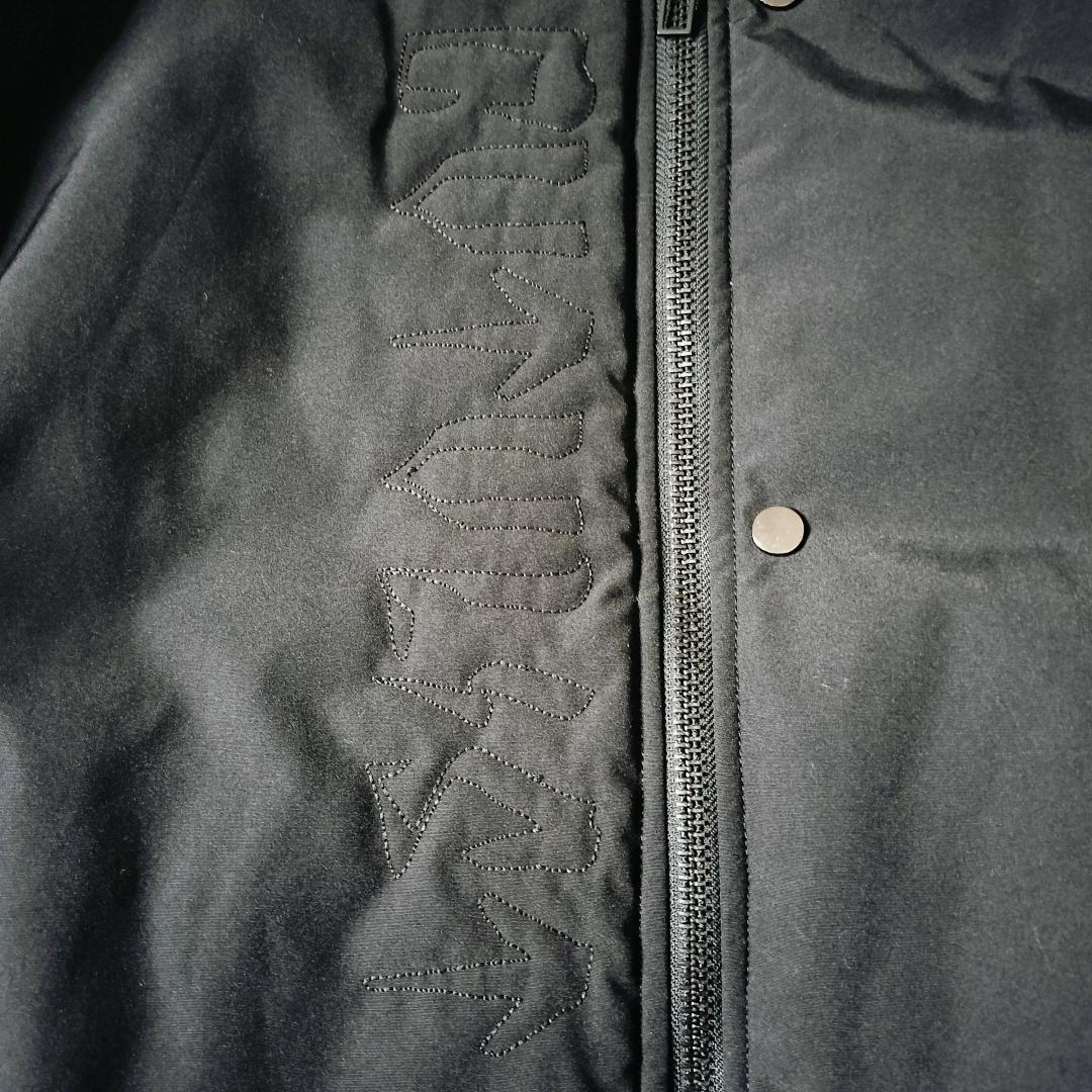 【23AW・美品】カタリスト 両面ステッチ刺繍ロゴ ナイロン ボンバージャケット