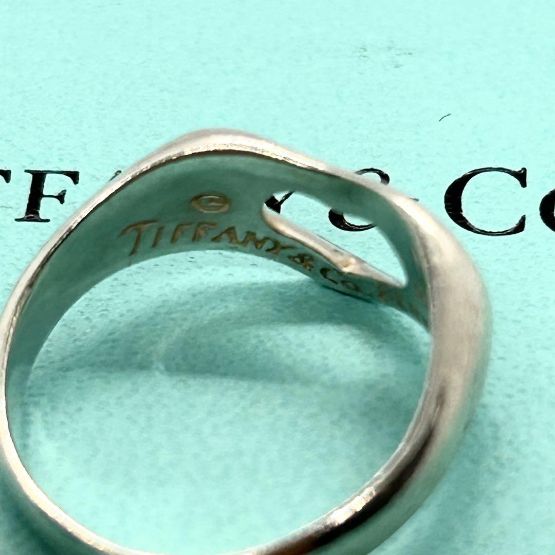 ✨美品✨ティファニー オープンハート リング 指輪 9号 人気 定番 可愛い