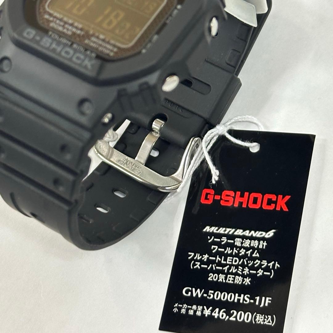 新品未使用　日本製　国内正規品G-SHOCK GW-5000HS-1JFブラック