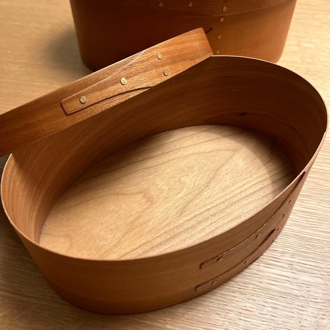 値下げしました！　シェーカーBOX オーバル　入れ子　3サイズセット